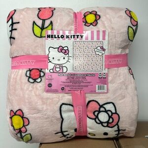 Hello Kitty Pink Plush Blanket